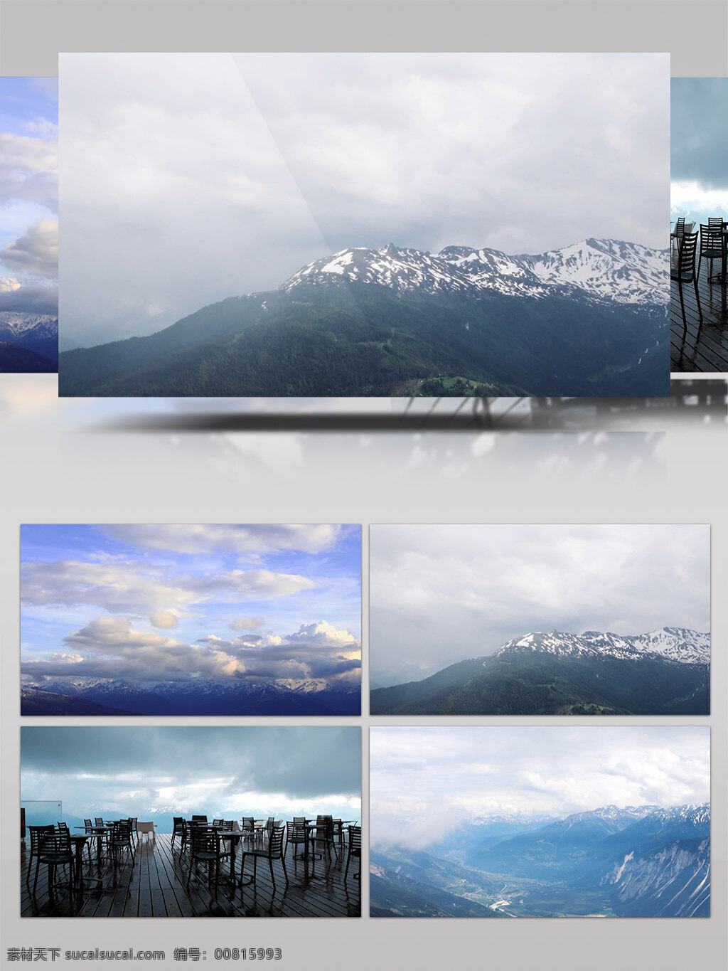 4k 瑞士 雪山 实拍 延时 美景 云层 蓝天 克萊恩蒙塔納 壮观