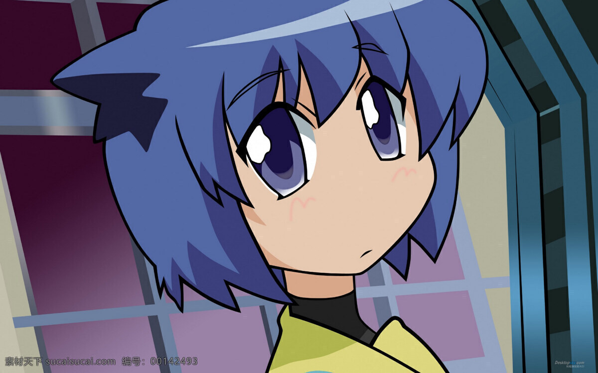 動(dòng)漫 可愛 少女 眉毛 頭發(fā) 眼睛 衣服 卡通
