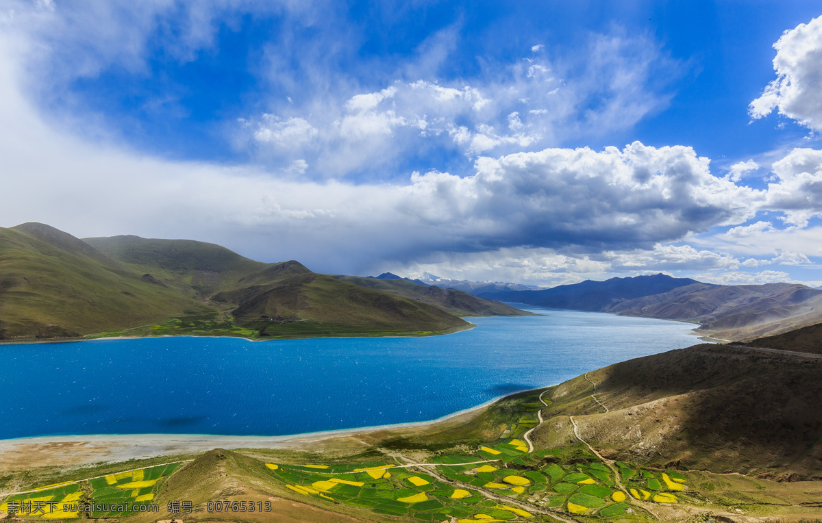 西藏 羊卓雍错 湖 西藏旅游 羊卓雍错湖 景点 旅游 自然风光 自然景观 自然风景