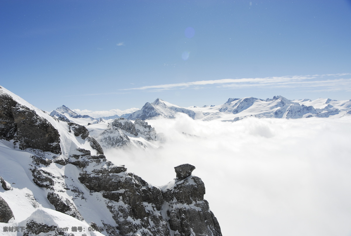 瑞士雪山 瑞士 铁力士 雪山 titlis 雪景 雪山山顶 自然景观 山水风景