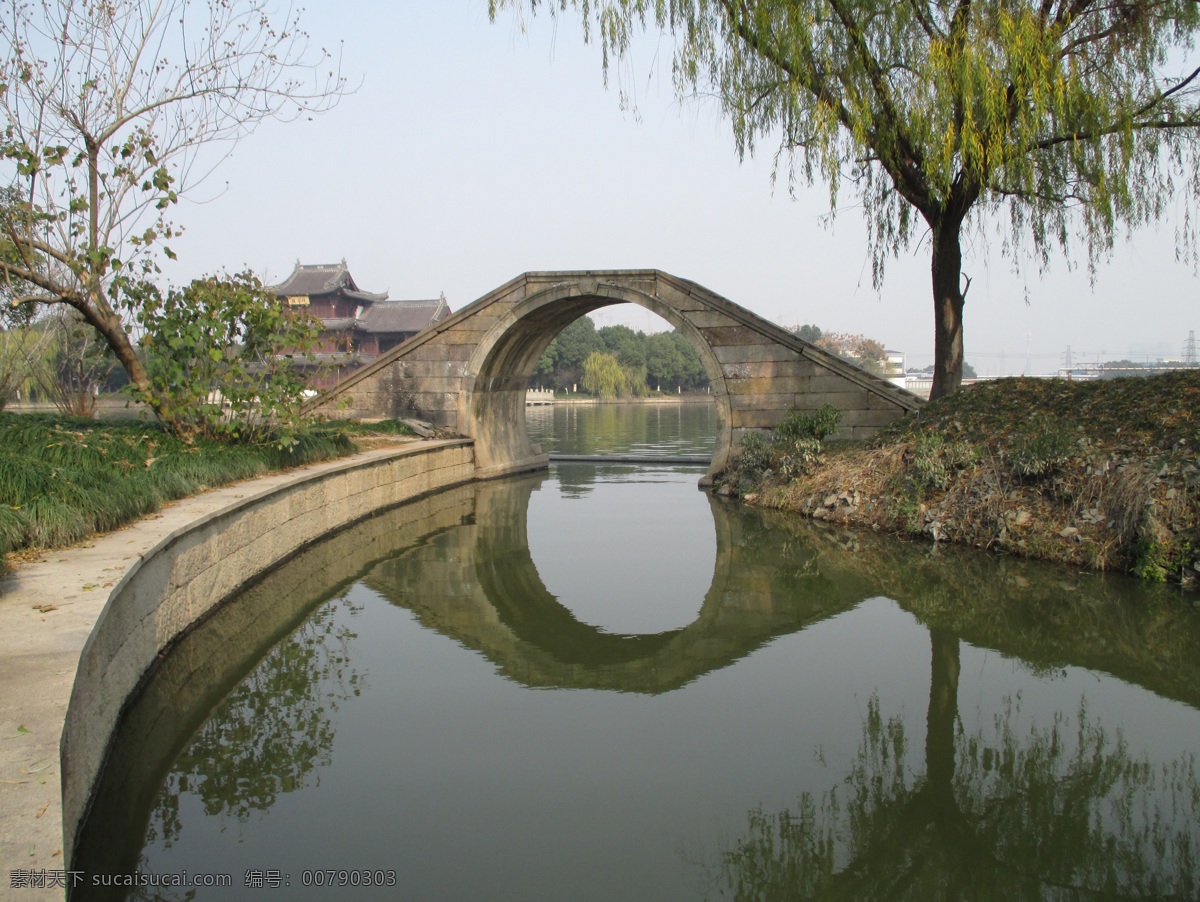 古橋 拱橋 橋洞 河流 橋 建筑攝影 建筑園林