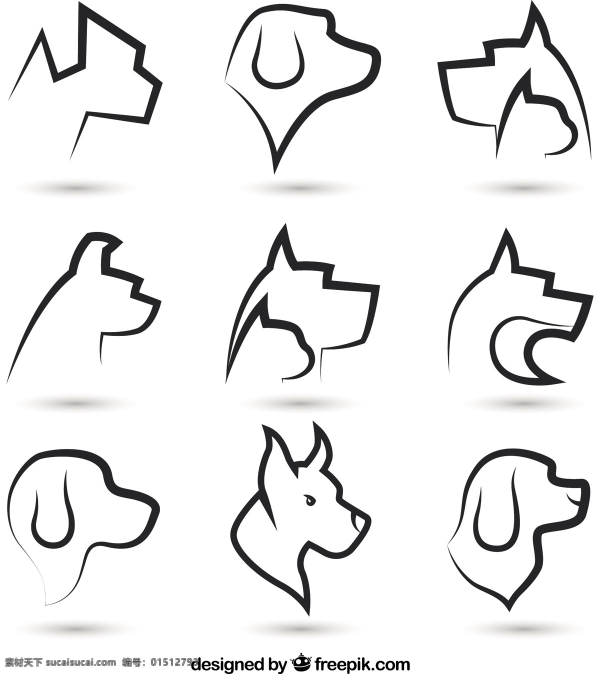 摘要狗簡(jiǎn)介 摘要 手 狗 動(dòng)物 手畫(huà) 寵物 繪圖 頭 外形 畫(huà) 型材 品種 白色