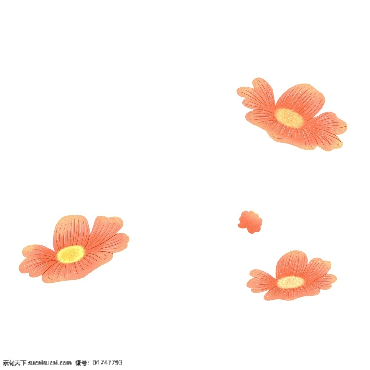 彩色 植物 花朵 元素 裝飾 開花 盛開 花瓣 卡通插畫 葉子 風(fēng)景 香氣 氣味