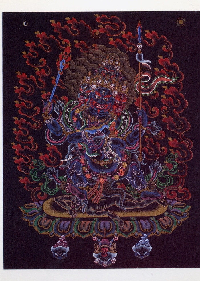 大黑天 設(shè)計素材 大 黑天 模板下載 佛教 藏傳 唐卡 宗教 藝術(shù) 宗教信仰 文化藝術(shù)