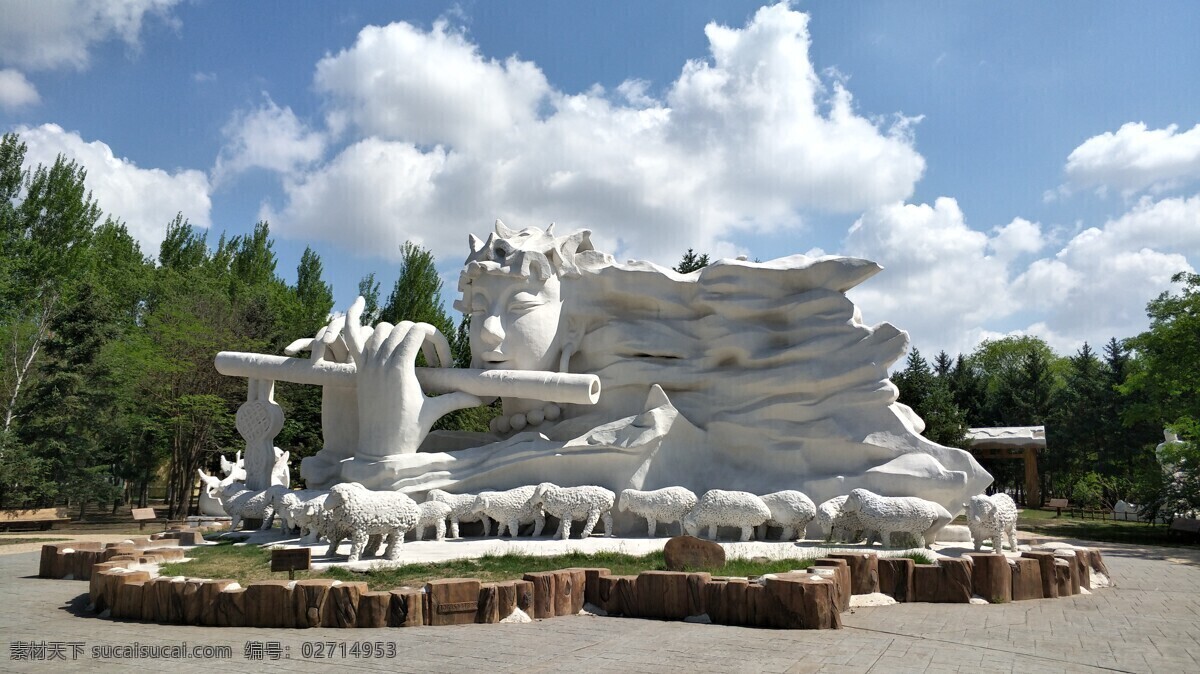 哈尔滨 太阳岛 公园 牧羊女 太阳岛公园 雪雕 太阳岛风景区 风景摄影 旅游摄影 国内旅游