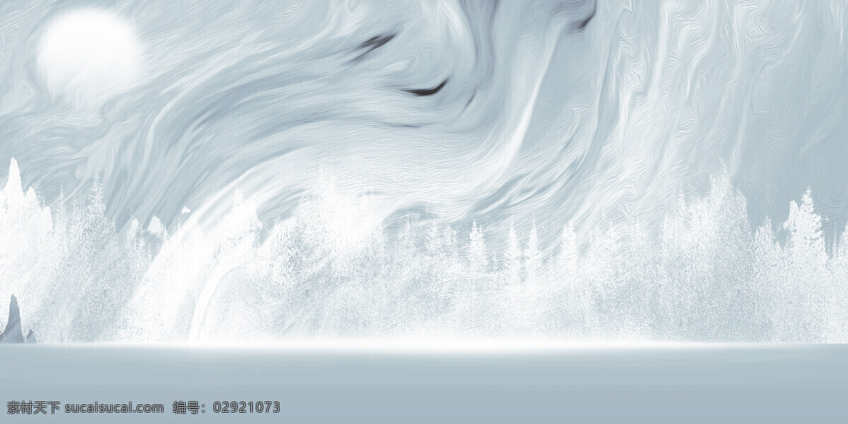 灰白 艺术 抽象 底纹 油画 白底 浅色 水纹 梦幻 森林 广告 背景 画面 地产