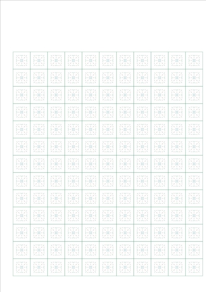 米字格 練字格 格子 字貼 漢字書寫格 漢字練習(xí)紙