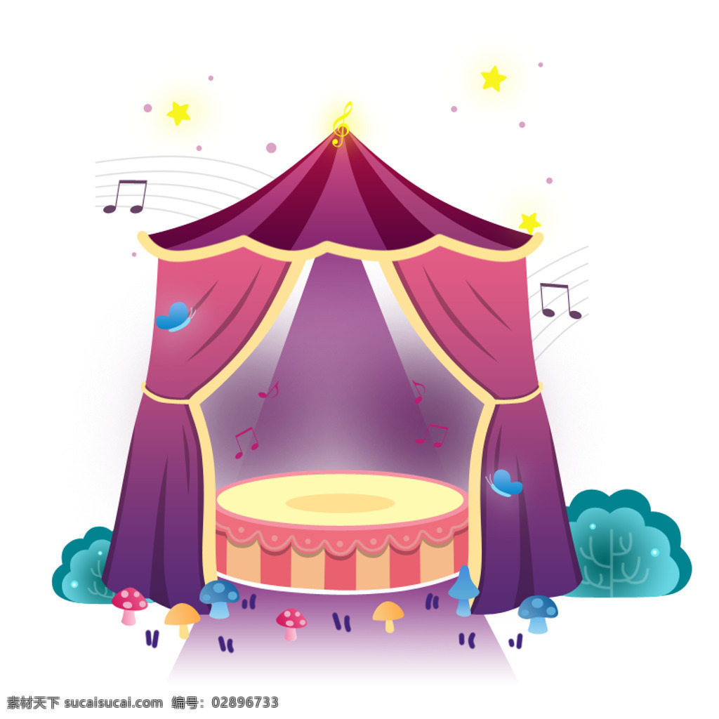 馬戲團(tuán) 帳篷 音樂(lè)會(huì) 燈光舞臺(tái) 舞臺(tái) 動(dòng)漫動(dòng)畫