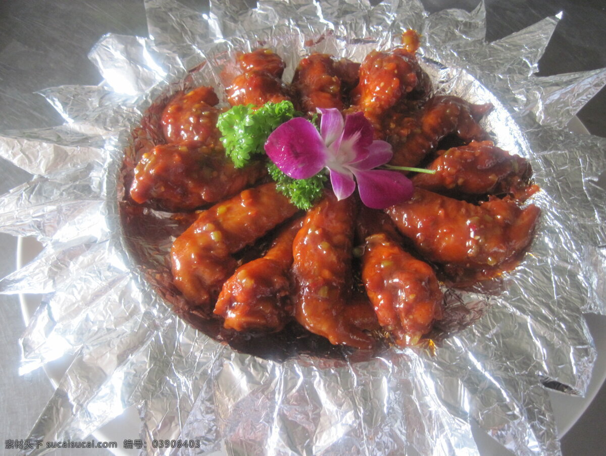 港式焗鳳翼 雞翅 糖醋雞翅 蘭花 菜譜 菜品照片 傳統(tǒng)美食 餐飲美食