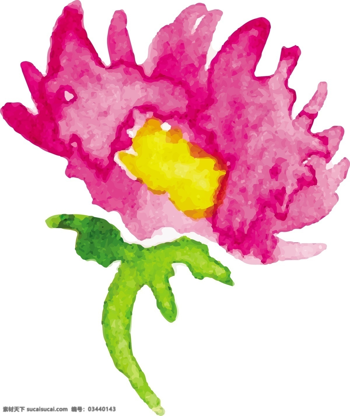 手绘 紫色 小花 矢量 花朵 卡通 可爱 设计素材 矢量素材