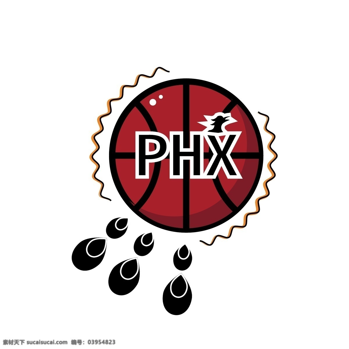 nba 太阳队 矢量 装饰 元素 装饰元素 篮球比赛 图案矢量 phx