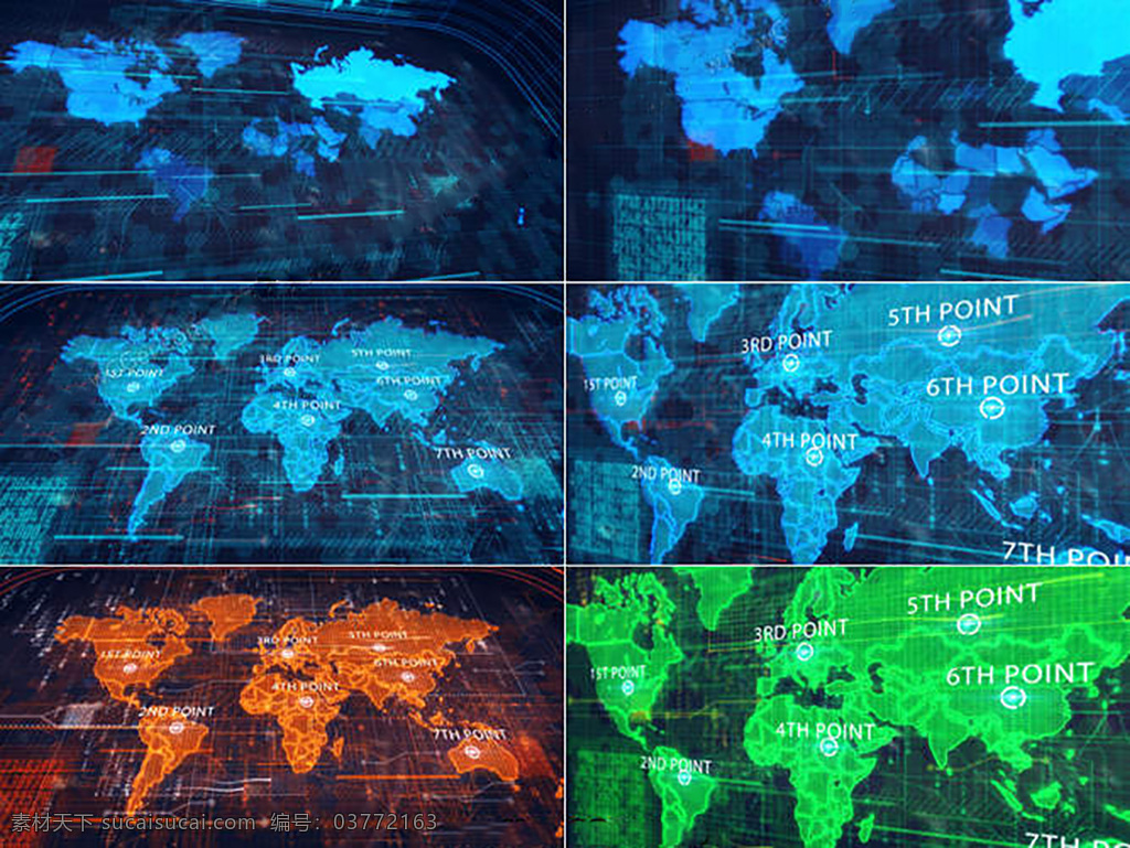 漂亮 世界地图 全球 通信 ae 模板 ae模板 cs5 全球通信 现代商务 科技元素 电子商务 地图背景 全息投影 商务模版 aep 黑色