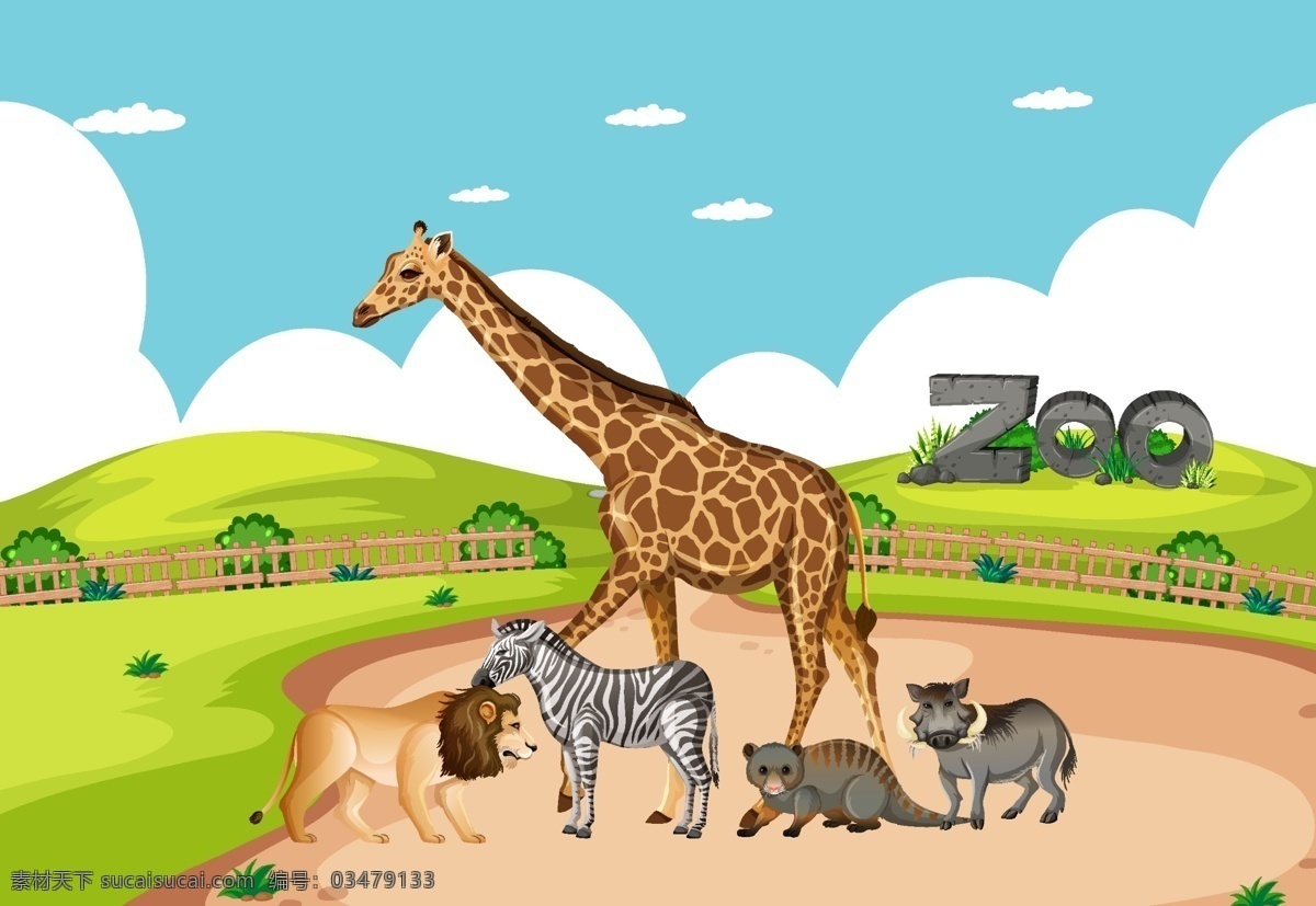 卡通 野生动物 卡通野生动物 卡通动物 动物 动物世界 动物背景 动物底图 动物表演 动物展板 动物宣传画 可爱卡通动物 可爱动物 童话世界 动物王国 卡通动物配图 儿童绘本 卡通动物生物 生物世界