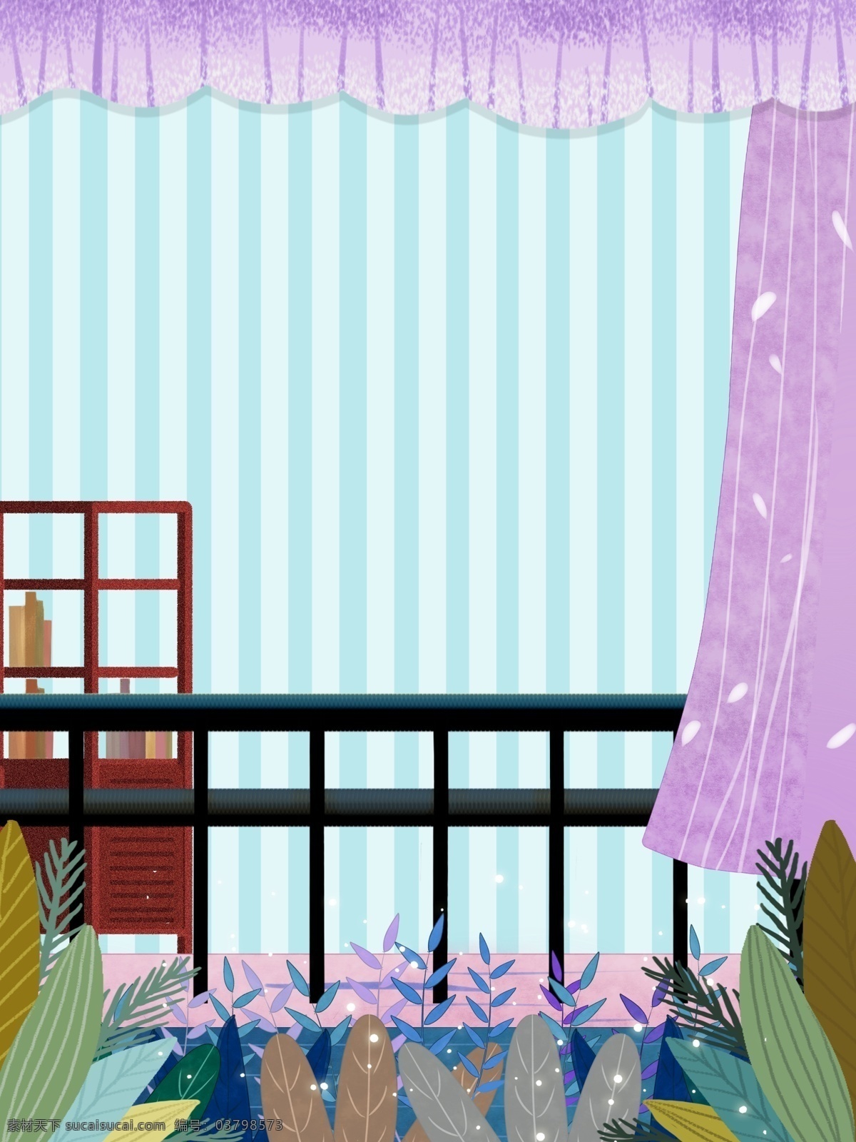 小 清新 温馨 室内 卧室 背景 卡通 彩色 创意 装饰 设计背景 海报背景 简约 图案