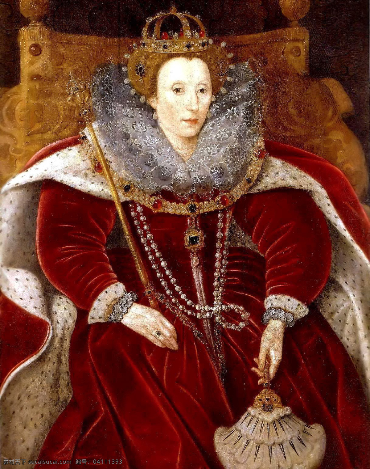 宫廷 古典油画 绘画书法 女王 欧洲 文化艺术 艺术 伊丽莎白 设计素材 模板下载 伊丽莎白女王 王室 油画 英国 家居装饰素材