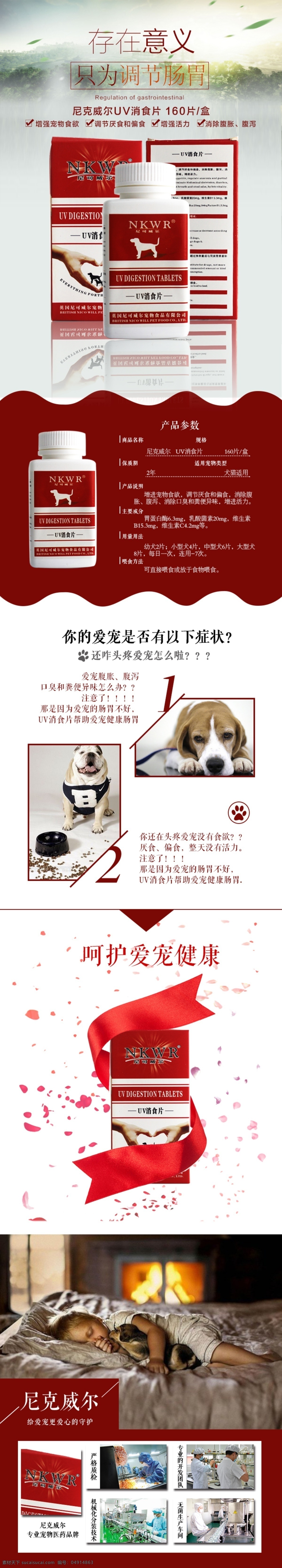 宝贝详情页 淘宝 医药用品 淘宝设计 白色