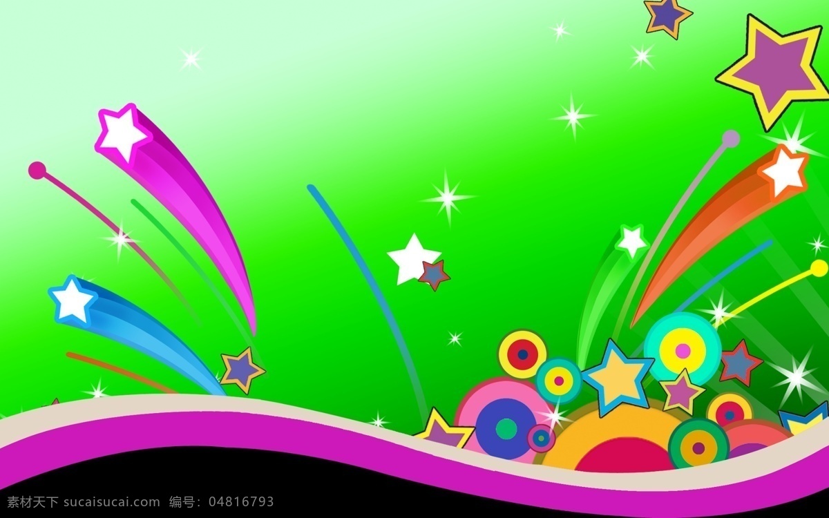 吊 旗 模板 背景 插畫 吊旗 吊旗模板 廣告設(shè)計模板 流行 綠色 時尚 曲線 星星 其他模版 源文件 插畫集