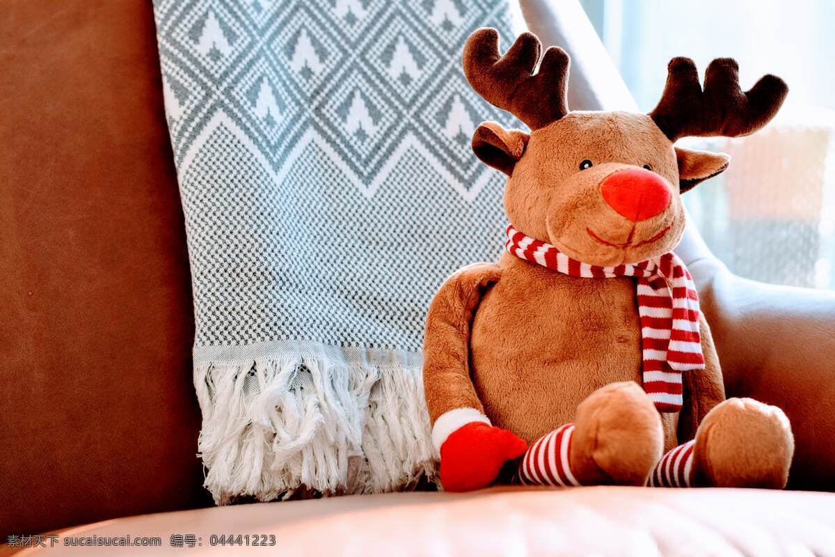 麋鹿玩偶图片 圣诞 圣诞节 节日 外国 麋鹿 玩偶 娃娃 玩具 布偶
