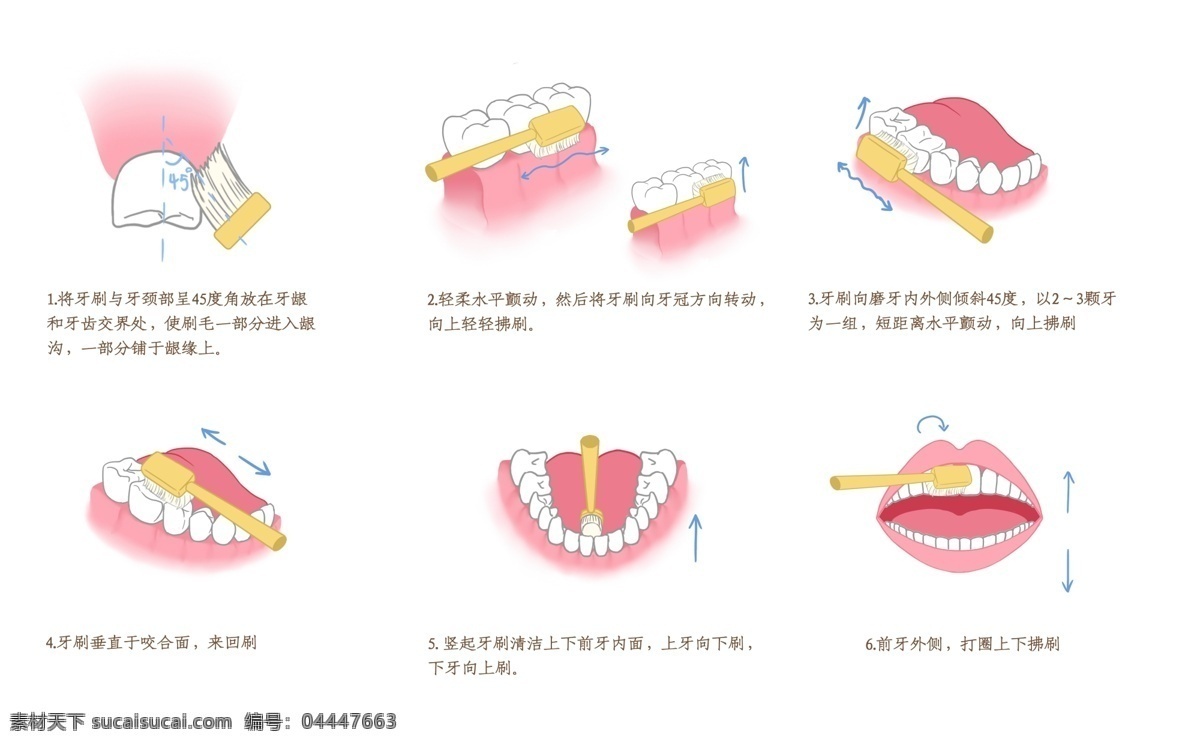 刷牙步骤图片 刷牙步骤 如何刷牙 正确刷牙 健齿美白 牙齿 洁牙 牙齿美白 蓝色海报 蓝色背景 牙医 牙医门诊 牙医海报 牙齿海报