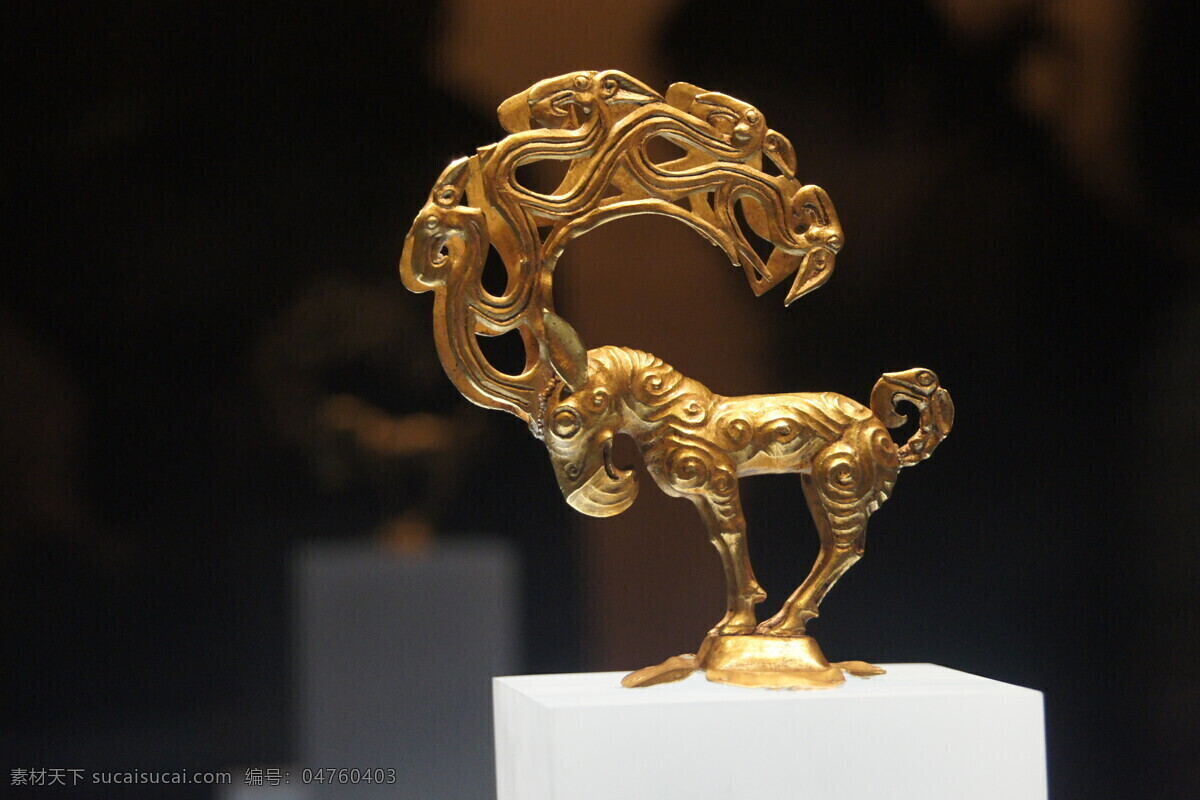 陕西历史博物馆 黄金 兽 神兽 馆藏 传统文化 文化艺术