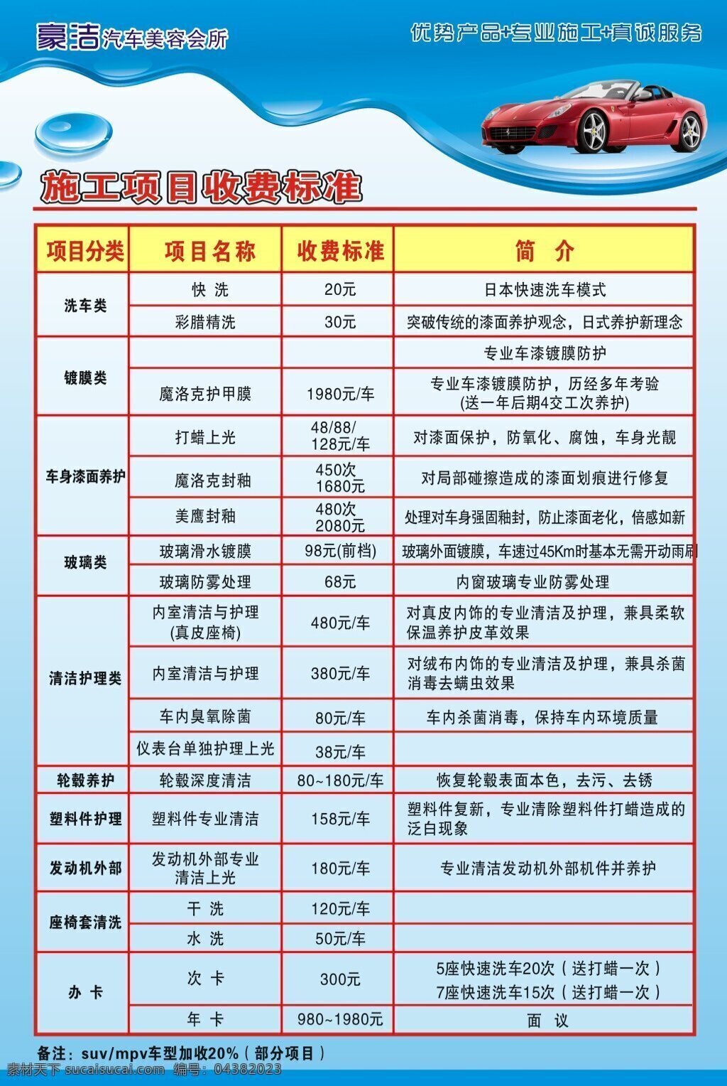 汽車美容 價目表 美容汽車 裝飾價目表 汽車機油 項目價目表 汽車會所 白色