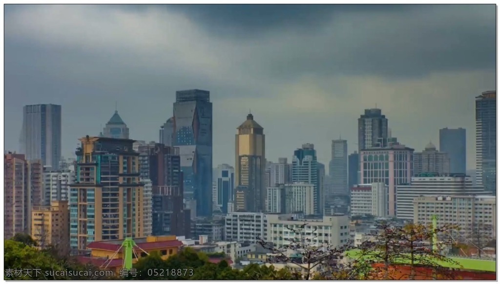 城市 阴云密布 lomo 效果 视频 乌云 滤镜 色彩 视频素材 动态视频素材