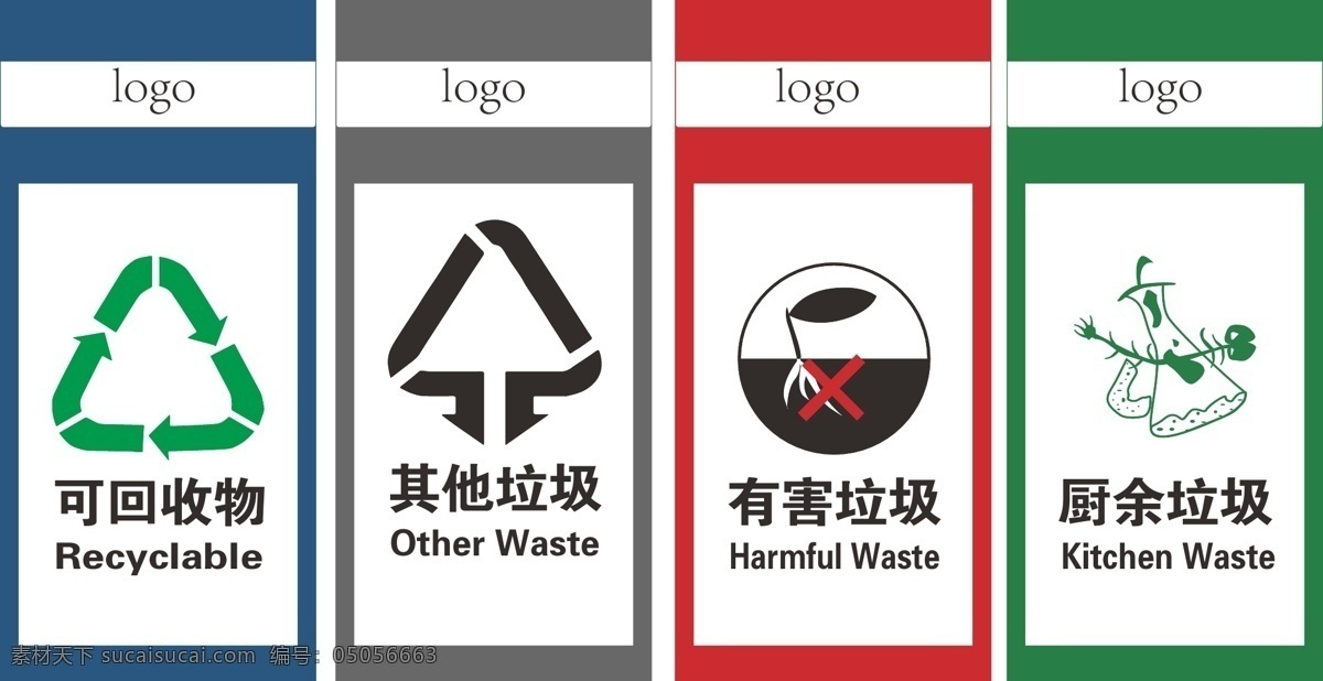 垃圾分類圖片 垃圾分類 垃圾 分類 垃圾桶 標準 室外廣告設(shè)計