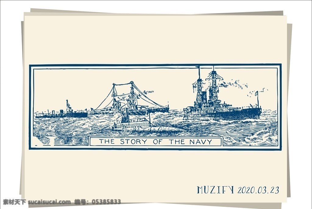 海军 巡回 舰队 手绘 稿 复古 邮轮 海上交通工具 钢笔画 素描画 手绘稿 现代科技 交通工具