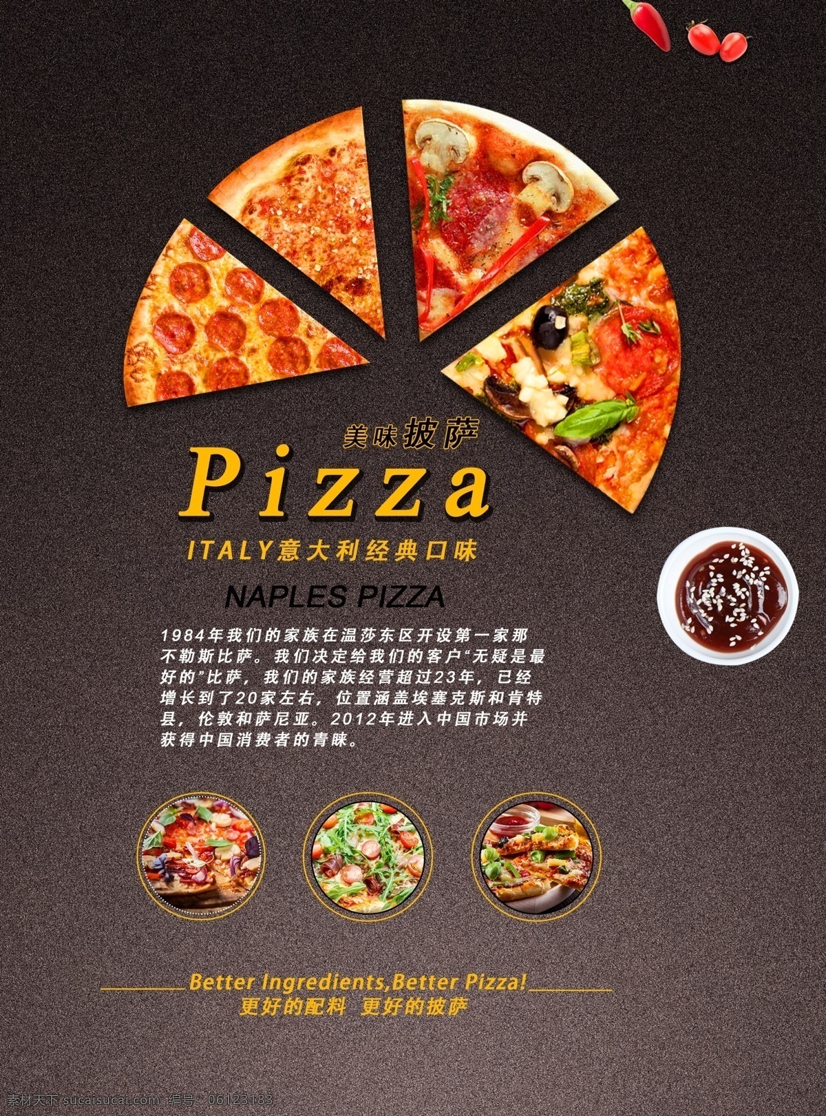 必胜客 新品 海报 披萨 美食海报