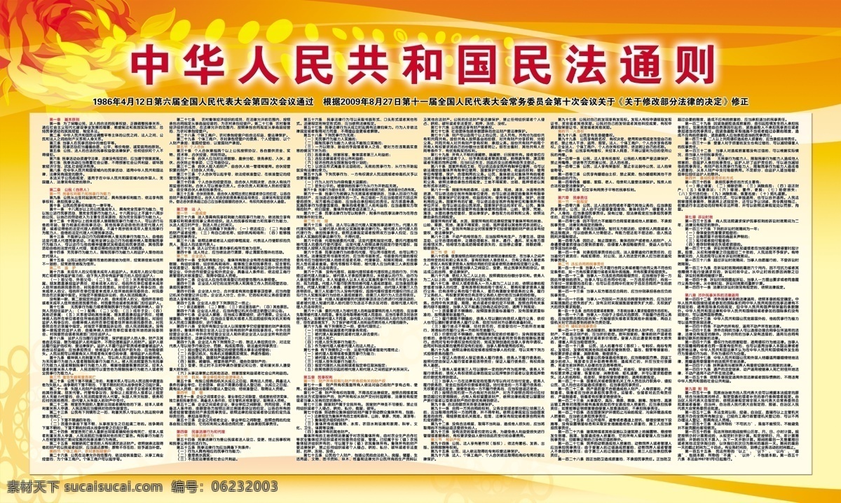 民法通則 法律 法制宣傳 普法 法規(guī) 展板模板 廣告設(shè)計模板 源文件