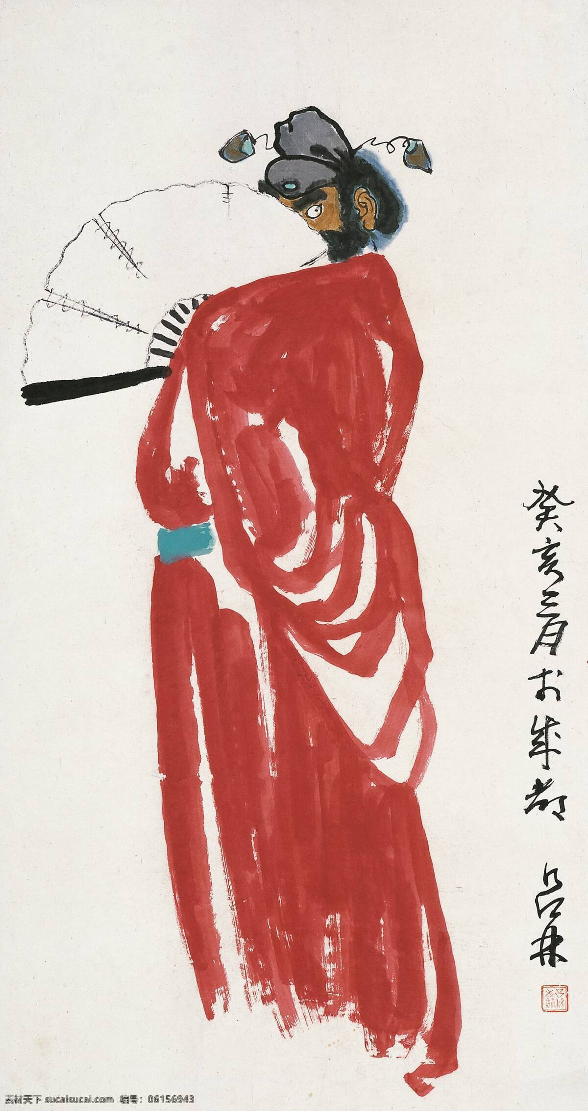 紅袍 鐘馗 鏡片 門神 中國畫 寫意人物畫 民間神話傳說 道教神仙 驅(qū)鬼辟邪 鐘正南 呂林作品 工藝美術(shù) 平面廣告 裝飾設(shè)計(jì) 裝飾素材 室內(nèi)裝飾用圖