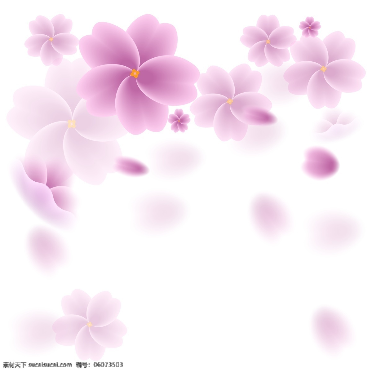 粉色 系 漂浮 桃花 花瓣 花朵 手绘 漂浮花瓣 粉色系