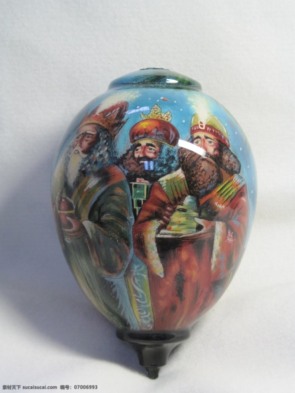 圣诞球非高清 内画球 古董 花瓶 传统文化 文化艺术