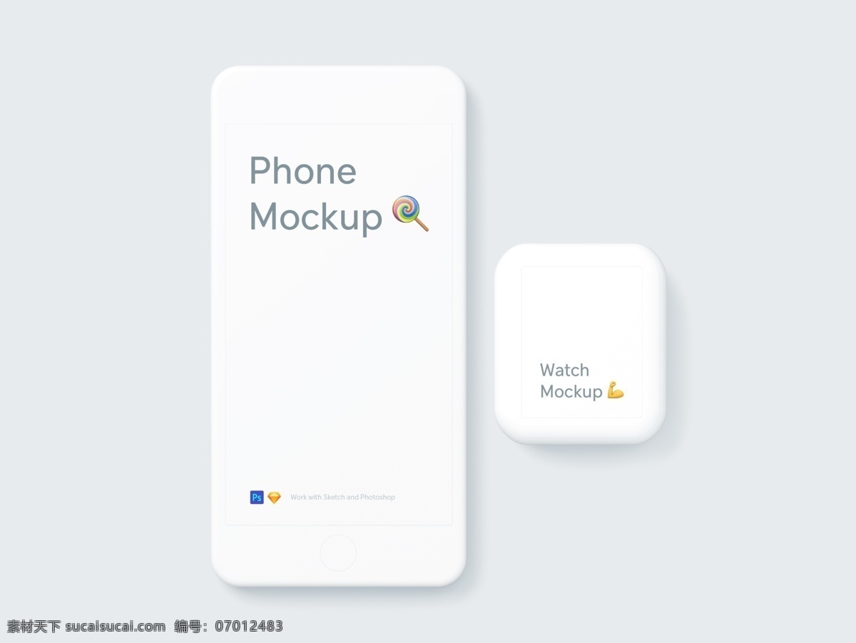 清爽 手机 手表 ui 界面 贴图 样机 app 移动端 appstore 应用界面 界面设计 sketch 小 程序 多平台 简约 h5 智能手表 iphone iwatch 分层