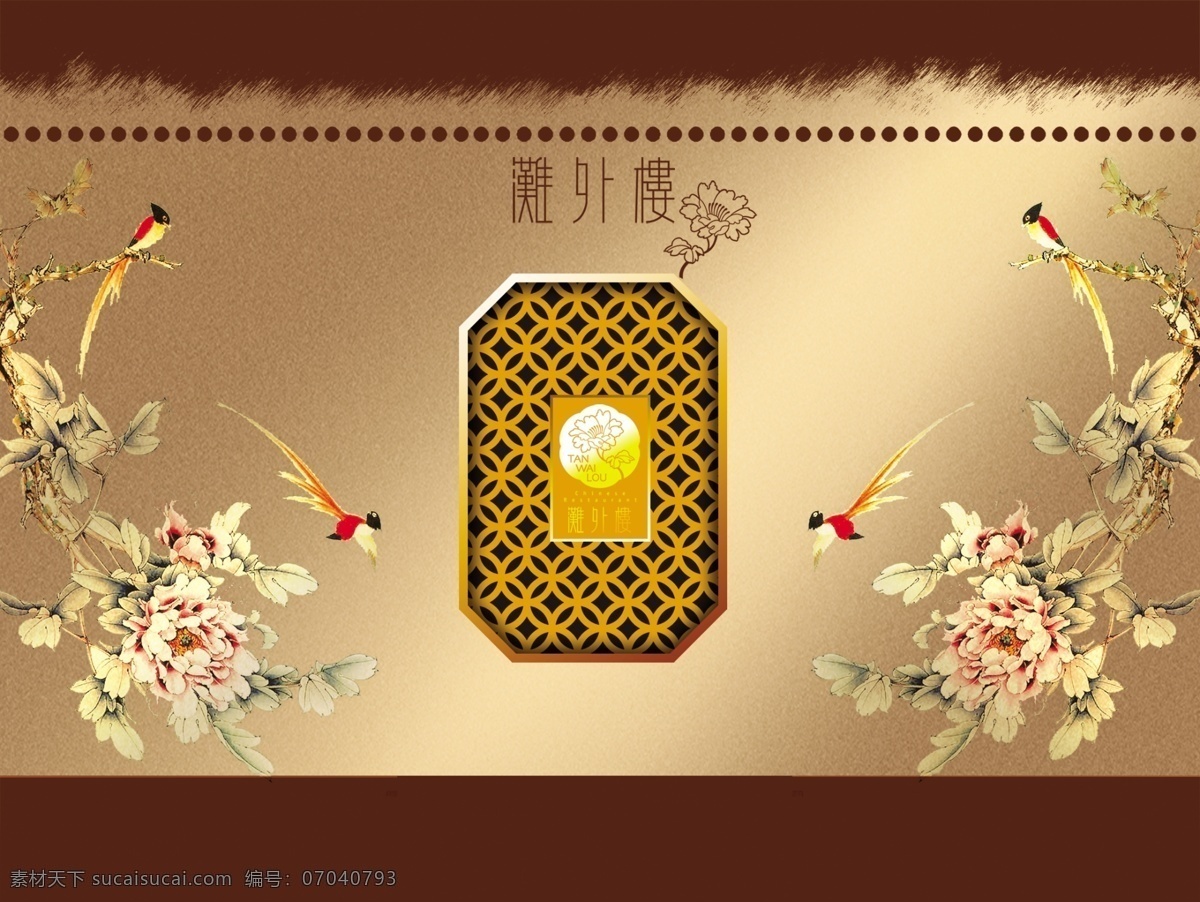 樓 外 邊框 古典 廣告設(shè)計模板 花紋 畫冊設(shè)計 其他模版 小鳥 源文件庫 樓外樓