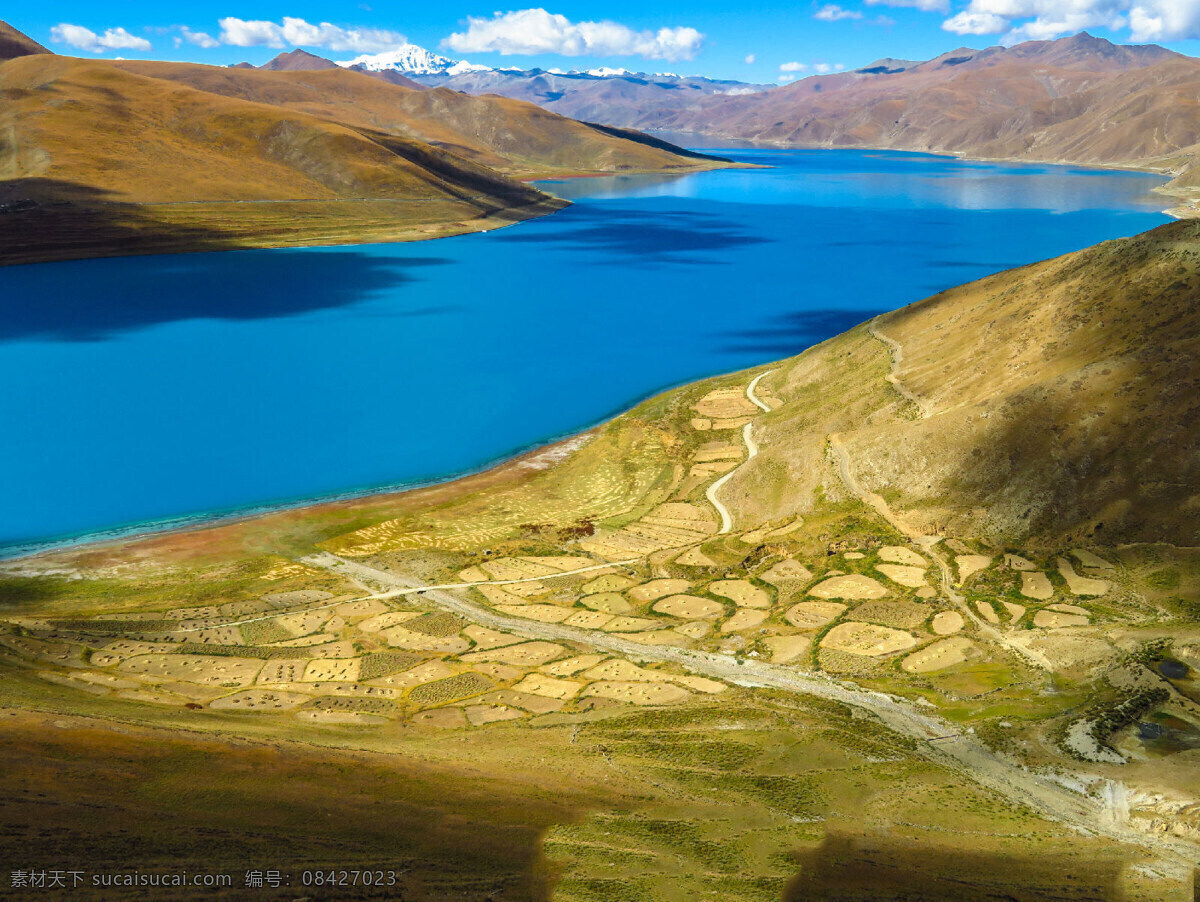 西藏 羊 卓雍 措 自然风光 风景 高清 湖泊 旅游摄影 自然风景