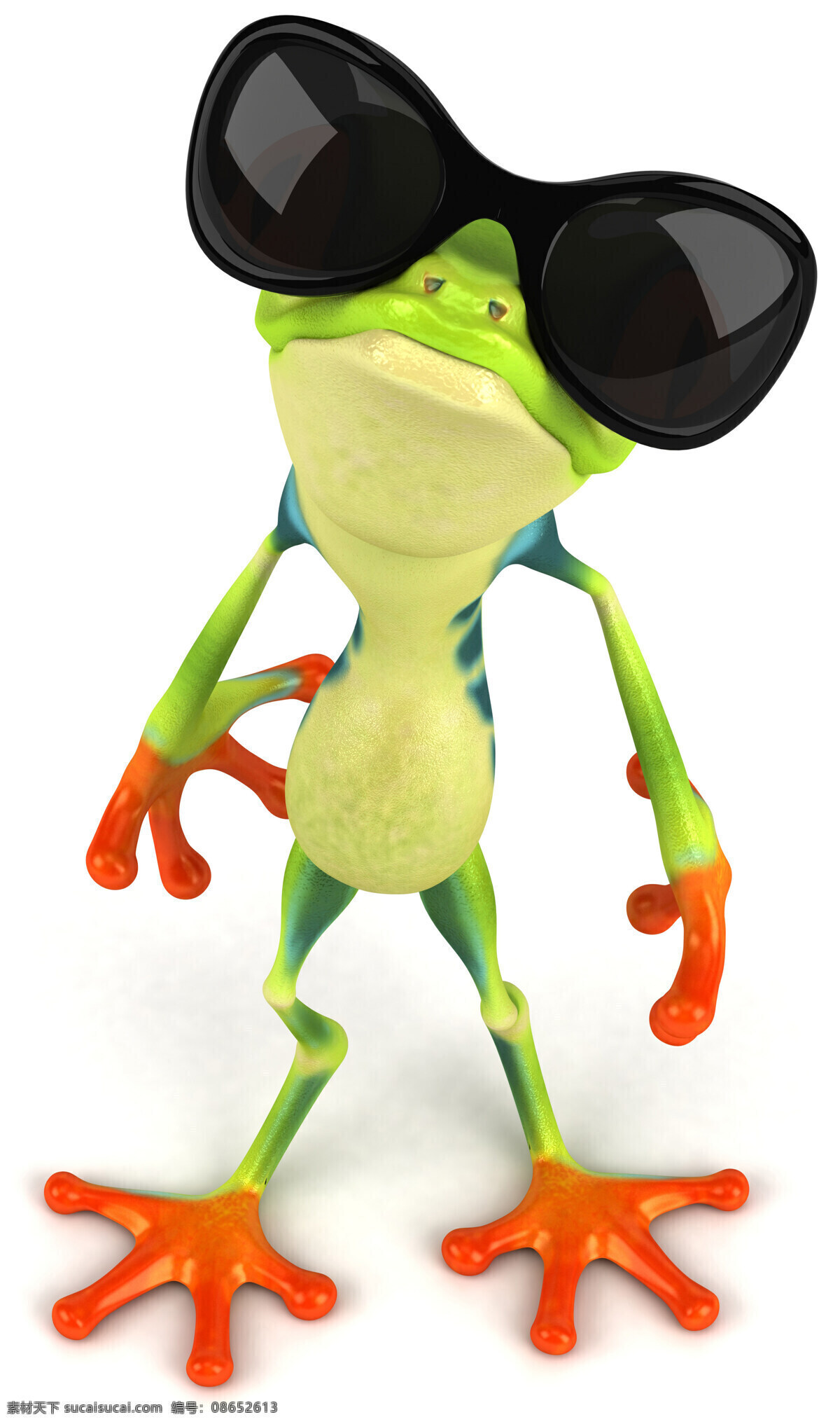 3d青蛙 卡通青蛙 疯狂青蛙 可爱逗趣青蛙 青蛙 创意 逗趣 墨镜 青蛙王子 卡通 可爱 3d设计 高清图片