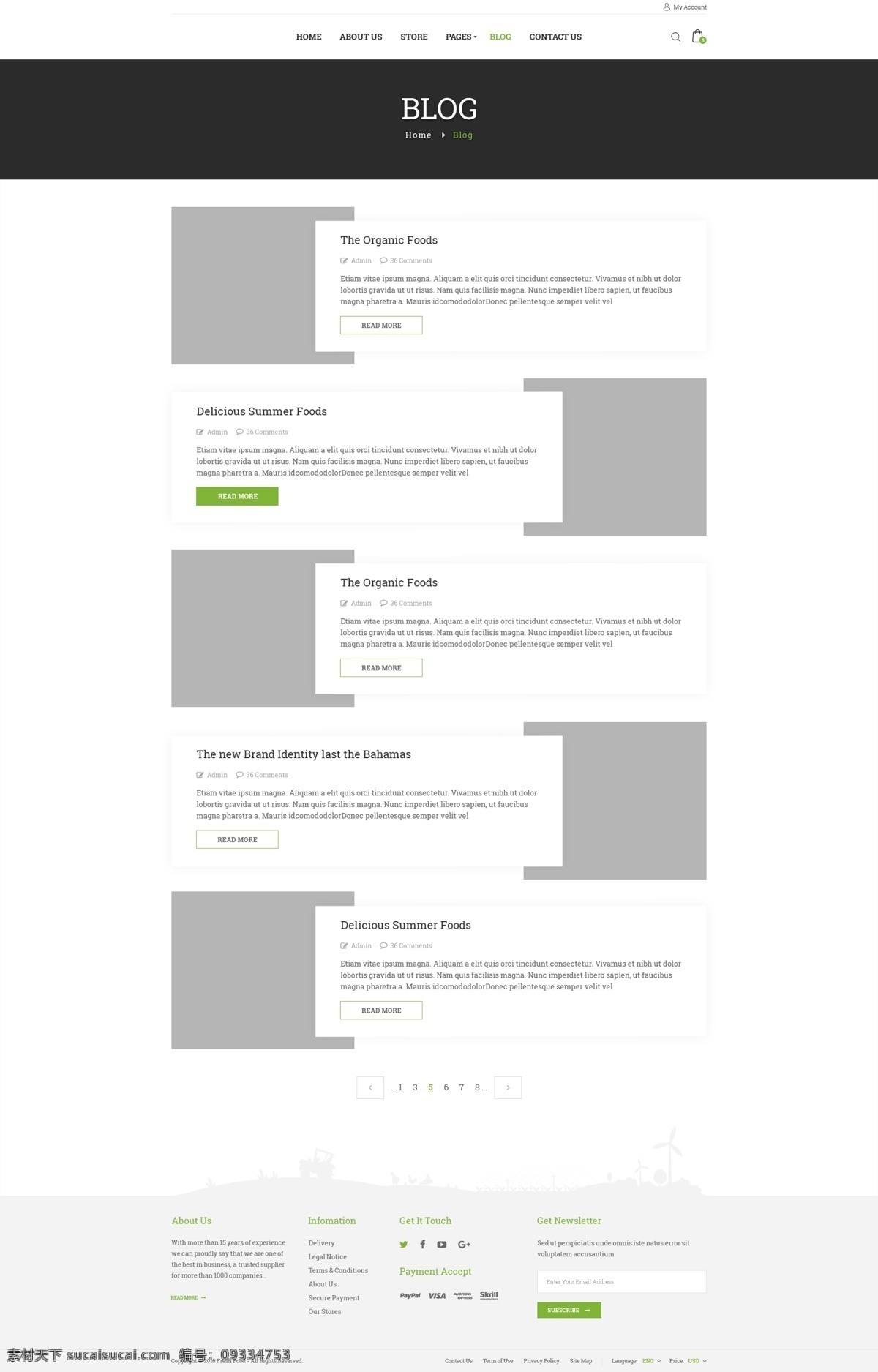 经典 简约 风 博客 列表 列表页 博客模板 列表模板 博客列表 列表装修