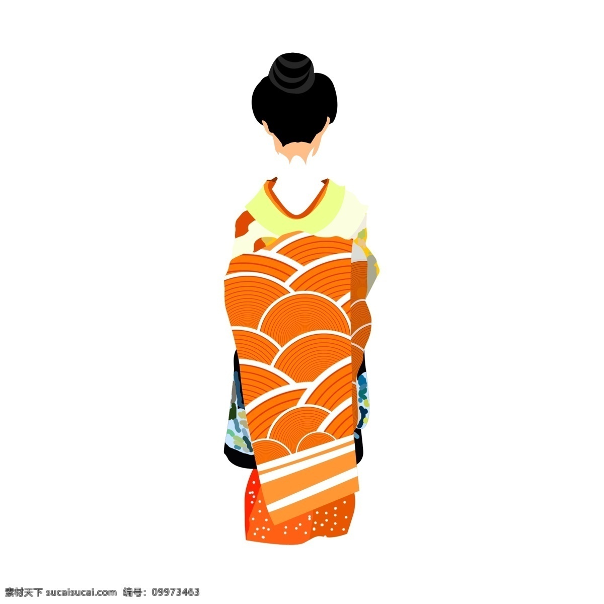 矢量 免 扣 卡通 日本 女人 文化 服饰 日式 旅游宣传 和风 日式和风 和服 日本美女 日本日式 日本和风 日本和服 日本宣传