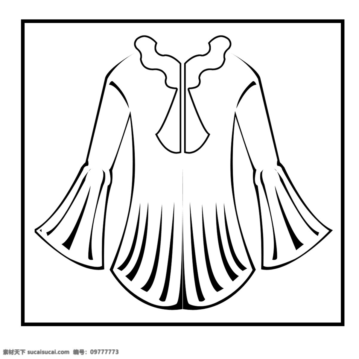 漂亮 服裝 圖標 插畫 白色的衣服 卡通插畫 圖標插畫 衣服插畫 商場圖標 服裝店圖標 方形的圖標