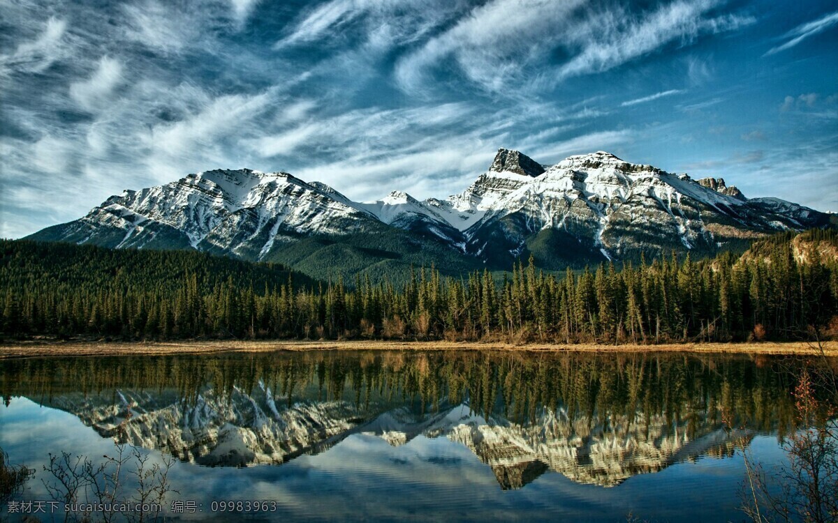 加拿大 阿尔 伯塔 自然风景