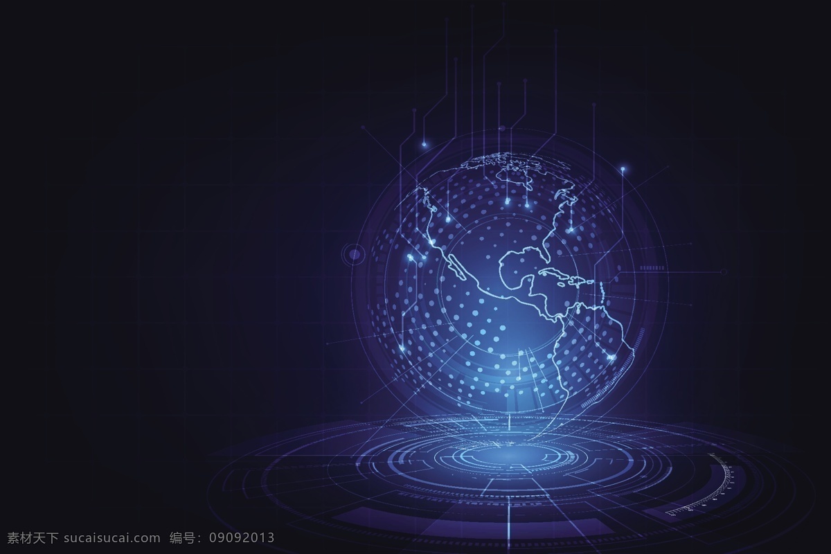 科技 地球 蓝色 世界 网络 模板 背景 科学 技术 高科技 云计算 大数据 物联网 信息 模版 矢量 现代科技