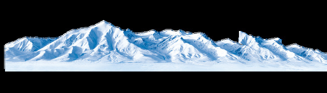雪山 冰山 山峰 山脉 海报 png格式