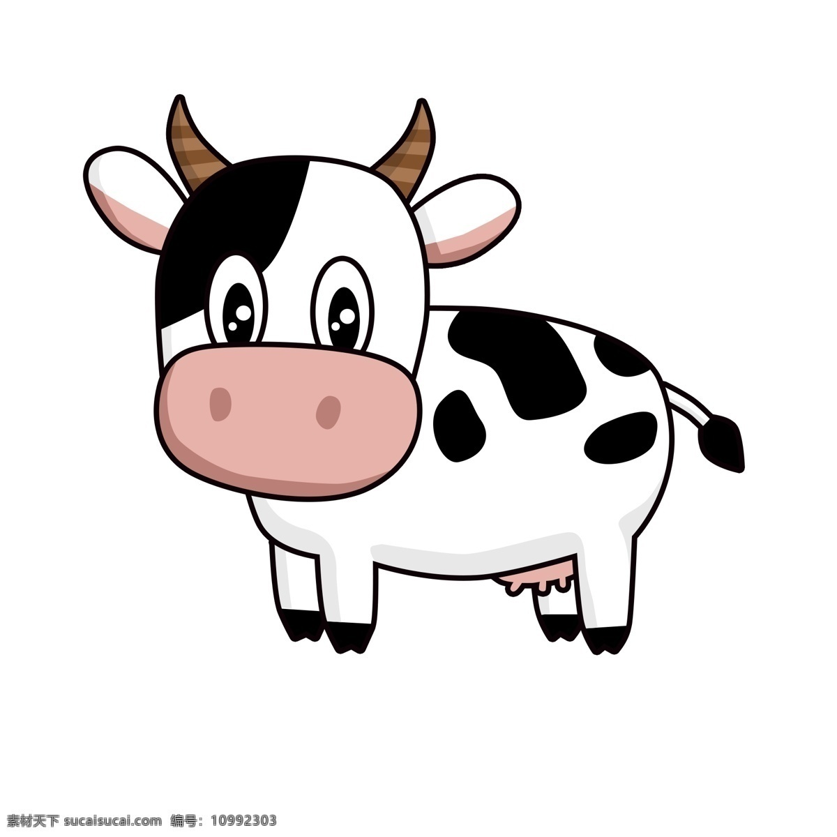 可爱 卡通 奶牛 可爱奶牛 卡通奶牛 粉色奶牛 卡通动物 淘宝界面设计