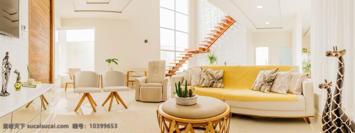 室内图片 室内 客厅 楼梯 沙发 简约 舒适 温馨 生活百科 生活素材