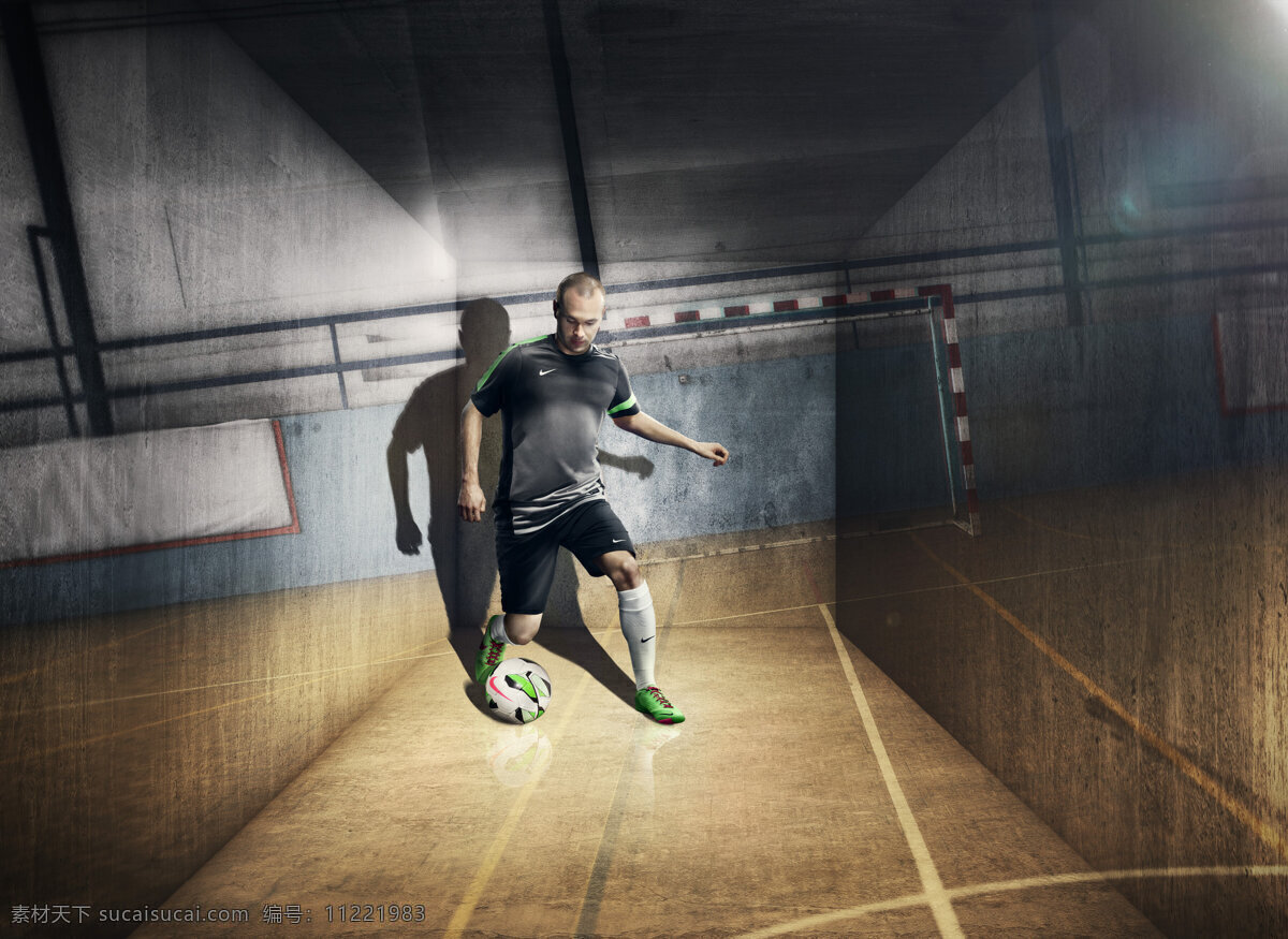 nike 足球 广告 足球系列 伊涅斯塔 平面 体育运动 文化艺术