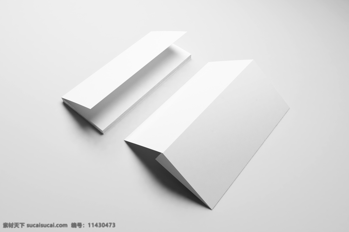 三折頁(yè)樣機(jī) 三折頁(yè) 折頁(yè) 樣機(jī) 貼圖 智能貼圖 白色 灰色