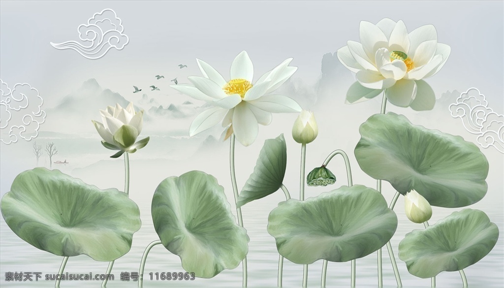 荷花 蓮蓬 荷葉 水 波紋 背景 墻 水波紋 背景墻 電視背景墻 現(xiàn)代背景墻 中式背景墻 分層