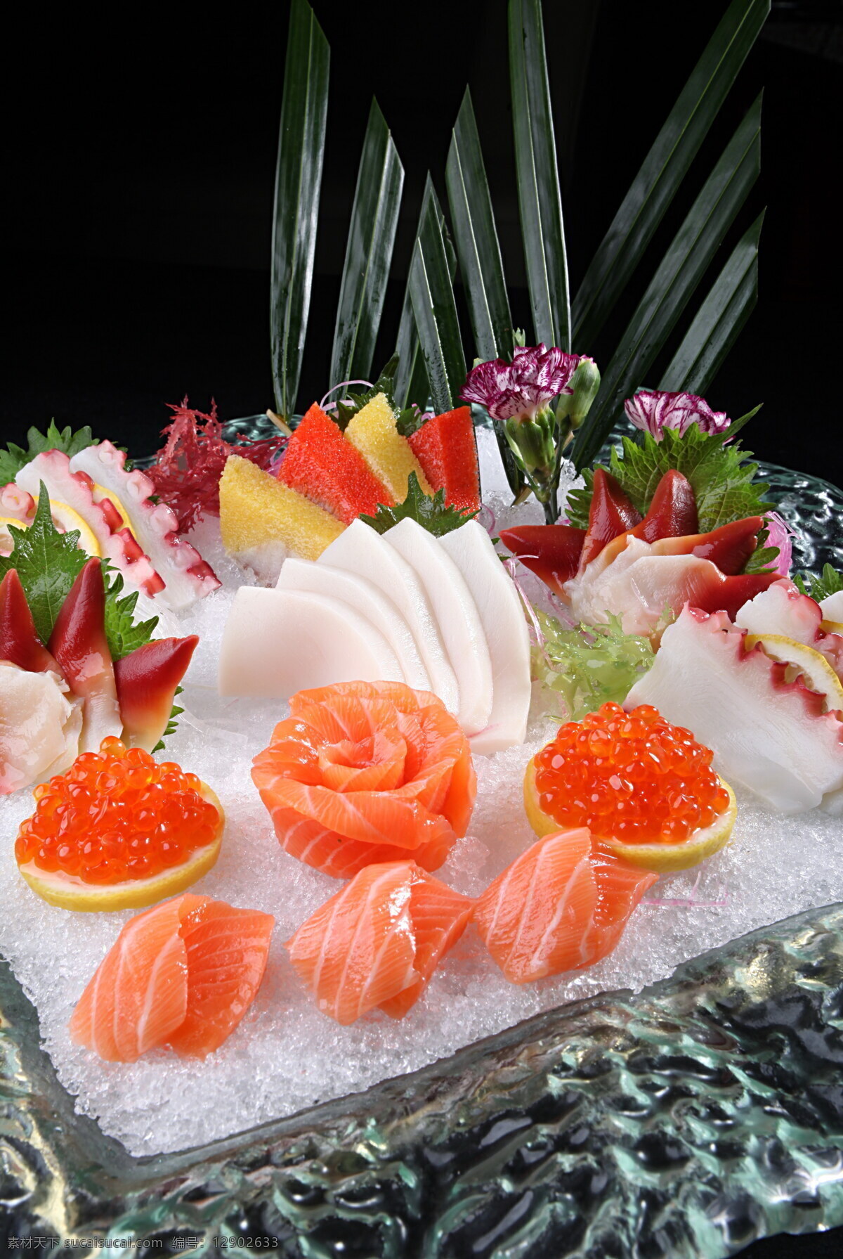 锦绣刺身 日本菜 刺身 料理 海鲜 美食高清图 餐饮美食
