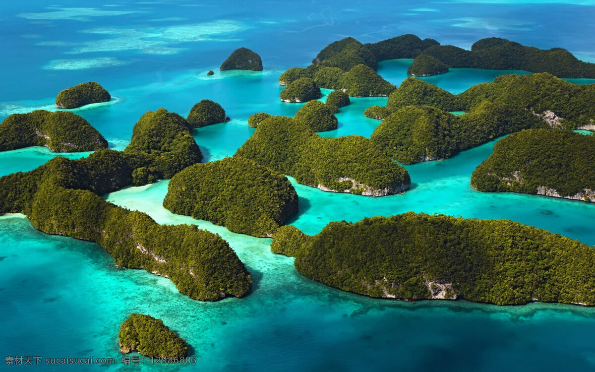 巴哈马群岛 自然 景观 山水 风景 巴哈马 群岛 湛蓝 海水 翠绿 小岛 山水风景 自然景观